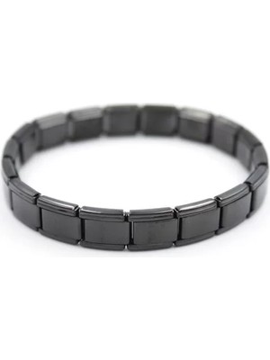 Die Grup Yazısız Nomi Bilezik - Siyah