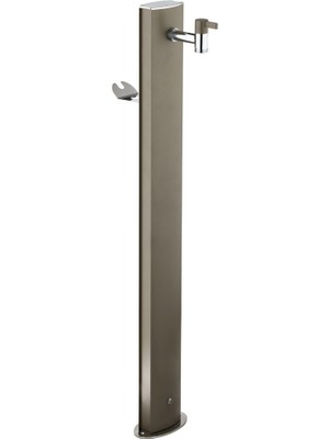 Colortap Totem Oval Bahçe Çeşmesi - Açık Gri