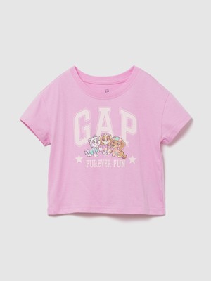 Gap Kız Bebek Pembe Paw Patrol Logo T-Shirt
