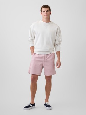 Gap Erkek Açık Pembe 7" Essential Pull-On Khaki Şort