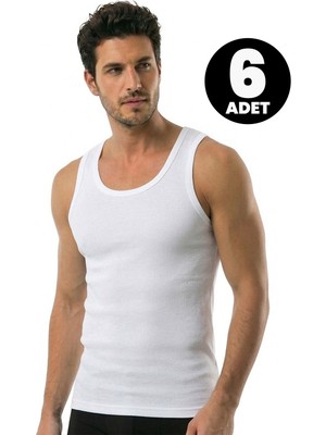 Öts 6'lı Erkek Atlet Kaşkorse (%100 Pamuk)