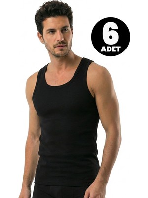 Öts 6'lı Erkek Atlet Kaşkorse (%100 Pamuk)