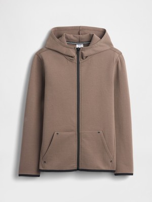 Gap Erkek Çocuk Kahverengi Kids Sweatshirt Gapfit Tech