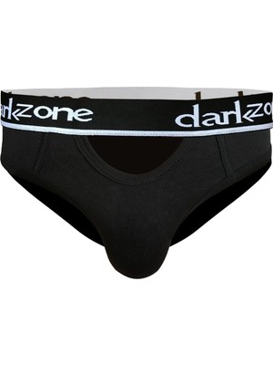 Darkzone Erkek Siyah Önü Açık Slip Külot