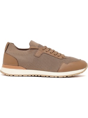 Derimod Erkek Vizon Bağcıklı Kumaş Sneaker 26SFD68866F
