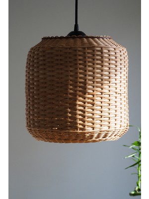 Rattam Bohem Avize Doğal Yassı Rattan: Box