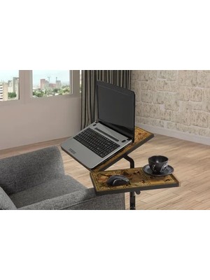 Vivense Glen Home Office Madame Laptop Sehpası, Atlantik Çam