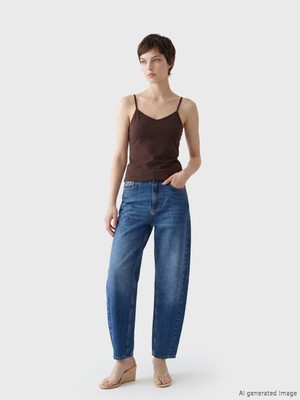 Soulife Barrel Fit Kadın Jean Pantolon