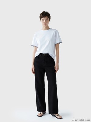 Soulife Wideleg Kadın Jean Pantolon