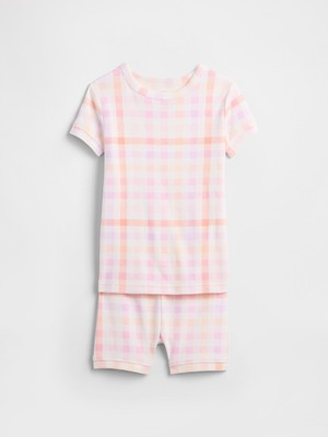 Gap Bebek Pembe %100 Organik Pamuk Pijama Takım