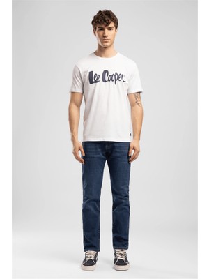 Lee Cooper Harry Erkek Straıght Normal Kesim Normal Bel Düz Paça Jean Pantolon Mavi