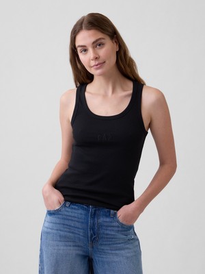 Gap Kadın Siyah Arch Logo Fitilli Atlet