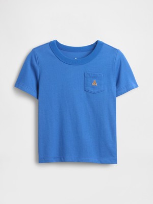 Gap Erkek Bebek Mavi Mix & Match Cep T-Shirt