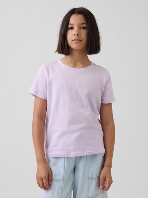 Gap Kız Çocuk Lila Vintagesoft T-Shirt