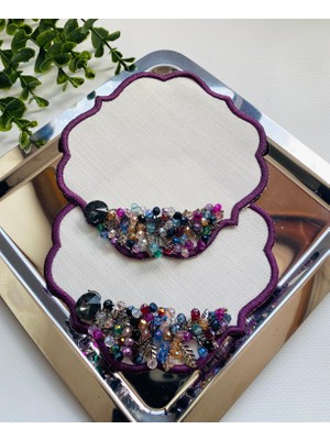 Elçiçek Homedecor Sunum Peçete,kokteyl Peçete,kahve Yanı Sunum Peçete 2 Adet