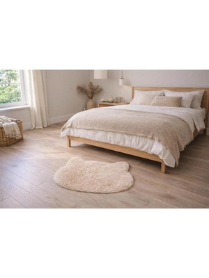 Eyprich Kuzu Post Peluş Süet Taban Kedi Desenli Ince Halı - Yumuşak Dokulu Tüy