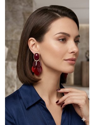 Tılsım Accesories Akik Küpe