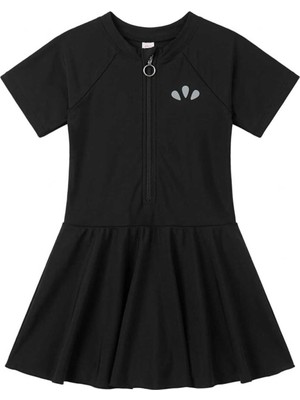 Beniizle Lyrax Logolu Detaylı Şortlu Kız Çocuk Mayo