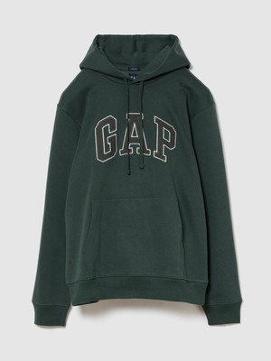 Gap Erkek Koyu Yeşil Vintagesoft Arch Gap Logo Sweatshirt
