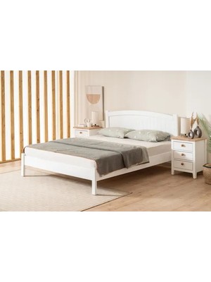 Vivense Doğu Genç Odası Karyolası, Soft Beyaz, 90X190