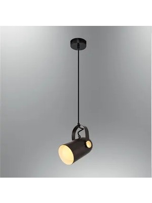 Vivense Özcan Aydınlatma Tekli Mambo Sarkıt, Siyah