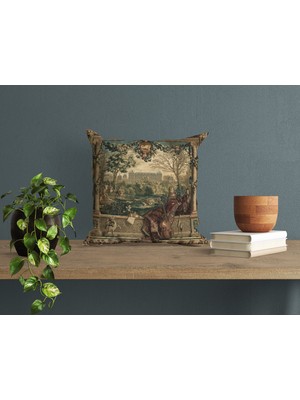 Abat Home Dekoratif, Modern Dijital Baskılı Süet Kırlent Kılıfı (Koltuk Yastık Kılıfı)  40 x 40