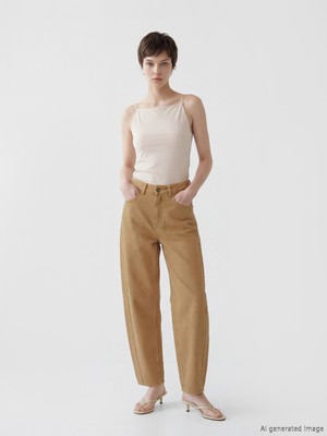 Soulife Barrel Fit Kadın Jean Pantolon