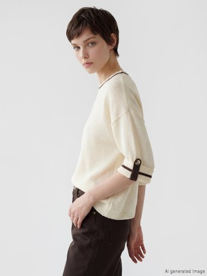 Soulife Bisiklet Yaka Kadın Triko Kazak