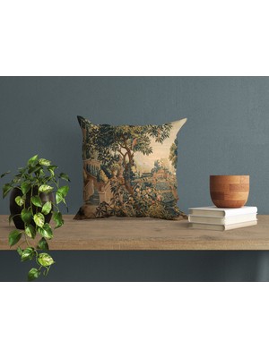 Abat Home Dekoratif, Modern Dijital Baskılı Süet Kırlent Kılıfı (Koltuk Yastık Kılıfı)  40 x 40