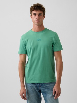 Gap Erkek Açık Yeşil Everyday Soft Gap Mini Logo T-Shirt