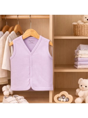Angeltouch %100 Pamuk Kız Erkek Bebek Yelek Raporlu Basic