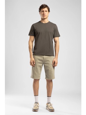 Lee Cooper Lonceso Erkek Slim Tapered Fit Şort Yeşil