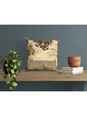 Abat Home Dekoratif, Modern Dijital Baskılı Süet Kırlent Kılıfı (Koltuk Yastık Kılıfı)  40 x 40