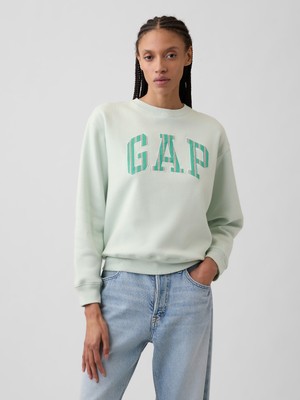 Gap Kadın Açık Yeşil Gap Logo Sweatshirt