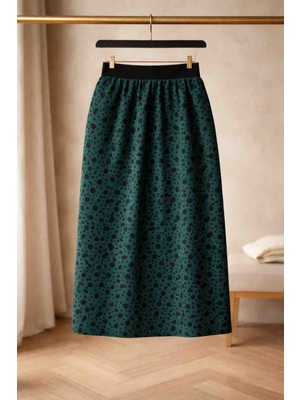 BBS Kız Çocuk Puantiye Desenli Beli Lastikli Astarlı Etek