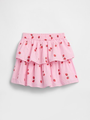 Gap Kız Çocuk Pembe Kids Katmanlı Etek