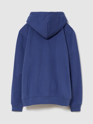 Gap Erkek Koyu Mavi Vintagesoft Arch Logo Tam Fermuarlı Sweatshirt