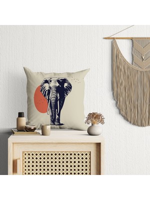 Abat Home Dekoratif, Modern Dijital Baskılı Süet Kırlent Kılıfı (Koltuk Yastık Kılıfı)  40 x 40