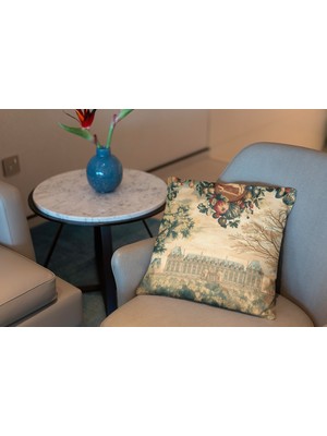 Abat Home Dekoratif, Modern Dijital Baskılı Süet Kırlent Kılıfı (Koltuk Yastık Kılıfı)  40 x 40