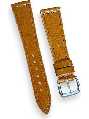 Artizan Leather El Yapımı 20MM Soft Dokulu Dana Derisi Saat Kordonu