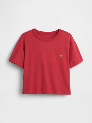 Gap Erkek Bebek Kırmızı Oversize T-Shirt