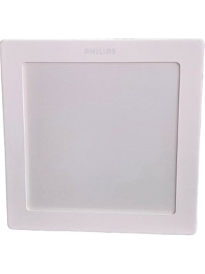 Philips Sıvaüstü Küçük Model Tavan Lamba 12,5W 4000K (Beyaz ile Sarı Arası Işık) 1250 Lümen 16,5 cm Kare Plastik Gövde