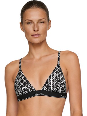 Calvin Klein Kadın Siyah Üçgen Bikini Üstü LV00Q61208