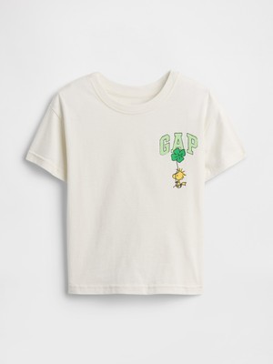 Gap Erkek Bebek Kırık Beyaz Babygap | Peanuts Grafik T-Shirt