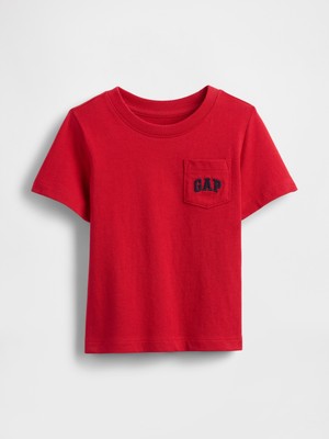 Gap Erkek Bebek Kırmızı Gap Logo T-Shirt