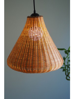 Rattam Doğal Rattan Sarkıt Kapalı Avize: Bumblebee