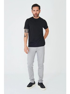 White Stone Gri Erkek Gabardin Spor Pantolon