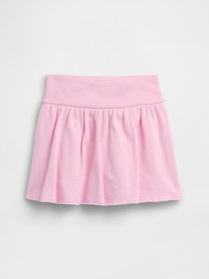Gap Kız Çocuk Açık Pembe Kids Pull-On Fransız Havlu Kumaş Etek