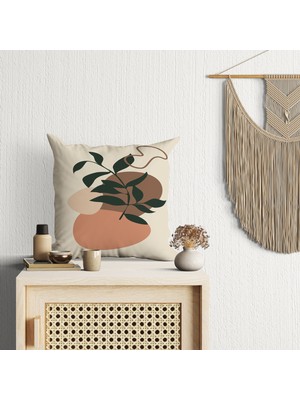 Abat Home Dekoratif, Modern Dijital Baskılı Süet Kırlent Kılıfı (Koltuk Yastık Kılıfı)  40 x 40