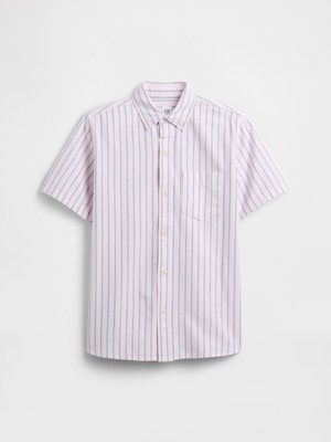 Gap Erkek Çocuk Pembe Oxford Gömlek